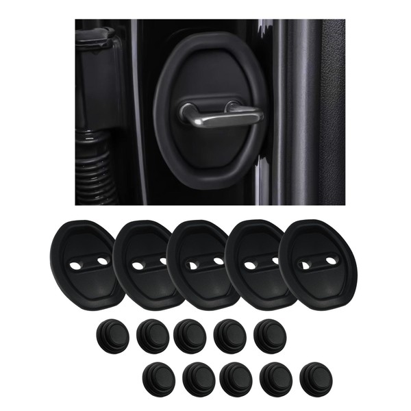 Black Door Damper, Door Noise Isolation Shock Absorber, Compatible with