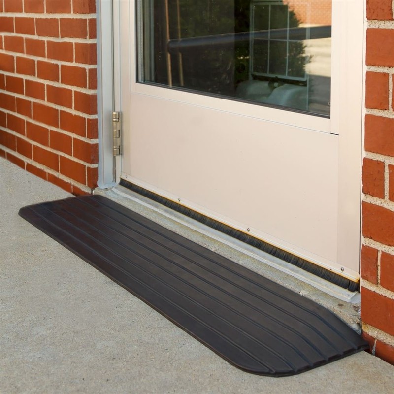 Silver Spring Solid Rubber Threshold Ramp - 1" Rise