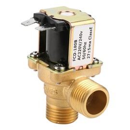 Brass AC220V G1/2 Normal Closed Pilot operated Water Inlet Electric Solenoid Valve