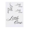 4 x 'Little One' Temporary Tattoos - Water Resistant, Skin-Safe,
