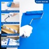 HUIROOWL 10Pcs 6 Inch Paint Rollers, Microfiber Paint Roller Covers