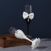 LUNLUN HOME Wedding Champagne Glasses Bride and Groom Champagne Flutes