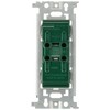 Panasonic WN1062 Embedded Double Outlet with Plug Locking Mechanism.
