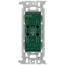 Panasonic WN1062 Embedded Double Outlet with Plug Locking Mechanism.