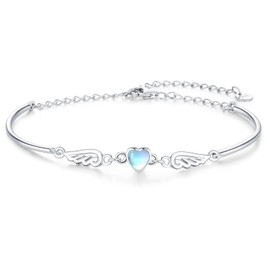 Odinstone Tree of Life Bracelet Women's 925 Sterling Silver Tree of Life Bracelets Symbol Immortal Adjustable Bracelet Valentine's Day Mother's Day Gift for Her Wife Mum, Silver, No Gemstone