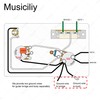 Musiclily Pro Guitar Pre-wired Wiring Harness Upgrade for Import ST