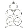 Sloane & Ebury Veneto Wine Rack - Silver, 5 Bottles