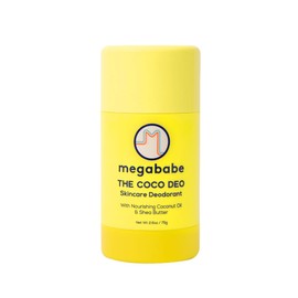 Megababe Skincare Deodorant - The Coco Deo with Nourishing Coconut Oil & Shea Butter | 72 hour Odor Protection | Aluminum-Free, All Natural | 2.6 oz