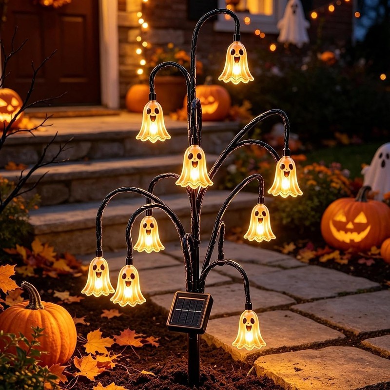 Luz Solar para Jardín VSXL6G8FO230UIB3 – Farol Fantasma Vintage