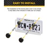 iolory 2 PCS License Plate Cover,Durable Rustproof Car License Plate
