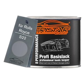 TRISTARcolor Autolack Dose spritzfertig für Rolls Royce S22 Contrast Silver Metallic Basislack 0,5L