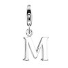 Elli Women's Silver Xilion Cut M Pendant