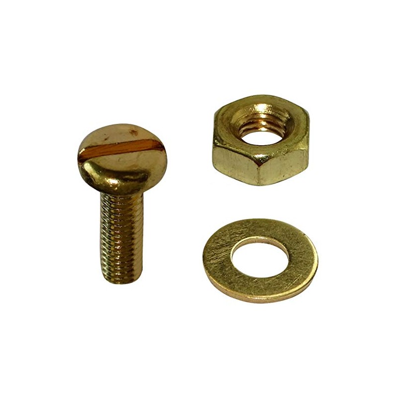 AERZETIX: Kit - 90 Pcs M3 Brass Hex Head Screws