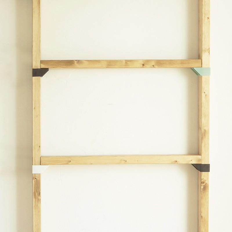 Heian Shindo LABRICO DIY Storage Parts, 2 x 4 Shelf Support, Single