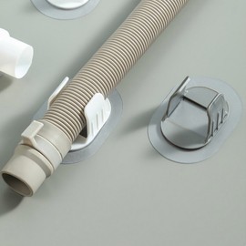 Washing Machine Hose Holder & Pipe Fixing Clamp (No Drilling) RD-12636 18ea