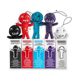 Schöne Güter Voodoo Doll Mix for All Matters Voodoo Doll to Go Voodoo Doll Imaginary Penalties for Various Affairs and Favourite People Gift in Box 5 x Prym Pin