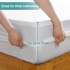 Bedecor Super King Mattress Protector, Waterproof Flannel Mattress Cover Extra