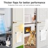 MAVRICTECH Dog Door for Exterior Door, Steel Frame, Magnetic Double