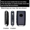 ontto 3-Button Key Cover Fit for Mazda 3 Hatchback Carbon