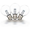 Novelty Lights 25 Pack G30 Glass LED Globe Bulbs, String