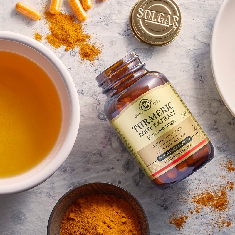 Solgar Standardized Turmeric Root Extract 400 mg, 60 Vegetable Capsules