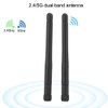 Wifi Antenna, 2.4/5G DualBand 5DBI High Safety Factor Durable Mini