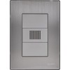 iGoto INOX1023 Placa con Timbre Zumbador Plata