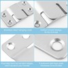 4 Pairs Interlocking Flush Mount, Bracket Picture Hanging Hooks,Buckle Furniture