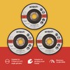 Amtech V1030 3 Piece 115mm (4.5") metal grinding disc set