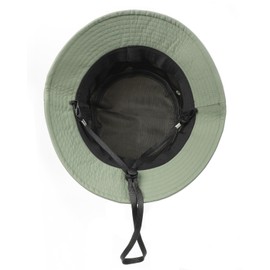 Zylioo Small UV Fishing Hat,Little Water Repellent Bucket Hat,Summer Outdoor Travel Sun Hat Light Green