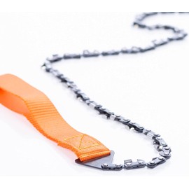 Zamper Hand Chainsaw Camping & Survival Tool - 33 Teeth Carbon Steel Outdoor Saw Garden Saw with Bag