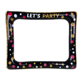 HONGCI Inflatable Photo Booth Frame Selfie Picture Frame,Giant Photo Booth Birthday Selfie Frame Celebration Blow Up Party Prop for Wedding,Baby Shower,Birthday,Christmas Party Decorations Supplies