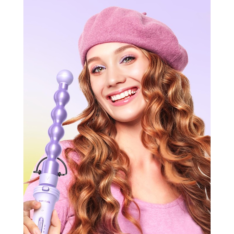 Wavytalk 5 in 1 Curling Iron,Curling Wand Set with Curling