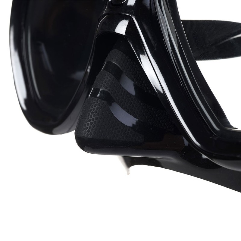 SEAC Unisex's ELBA Snorkeling Mask, S/BL Black, None