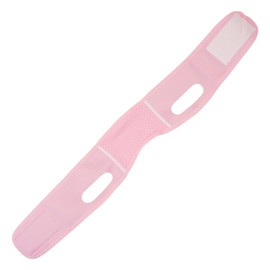 Double Chin Lift Mask, Double Chin Reducer Pink jaw Strap Anti Snoring In Sleeping V Line Face Jawline Lifting Mask Breathable Comfortable Reusable Jaw Strap For Women Men