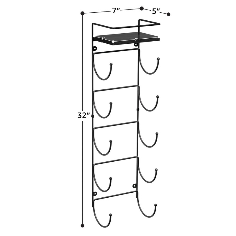 Sorbus Bathroom Towel Holder - 5 Tier Metal Towel Rack