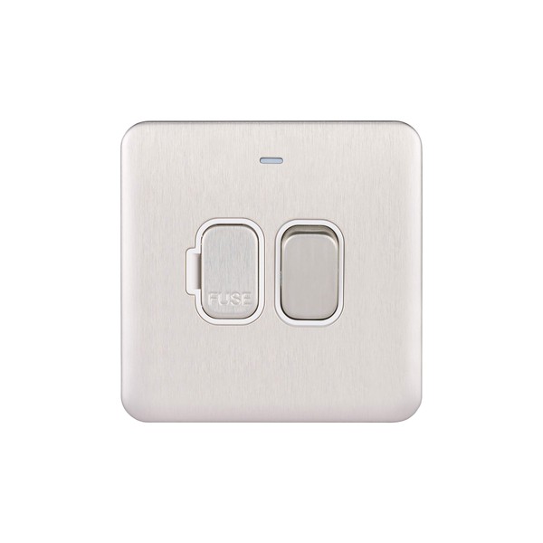 Schneider Electric Lisse Screwless Deco - Switched Single Fused Connection