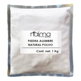 Piedra Alumbre 2kg (1kg En Polvo + 1 Kg Piedra)