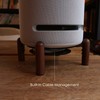 desk wood stand for Echo Studio smart speaker