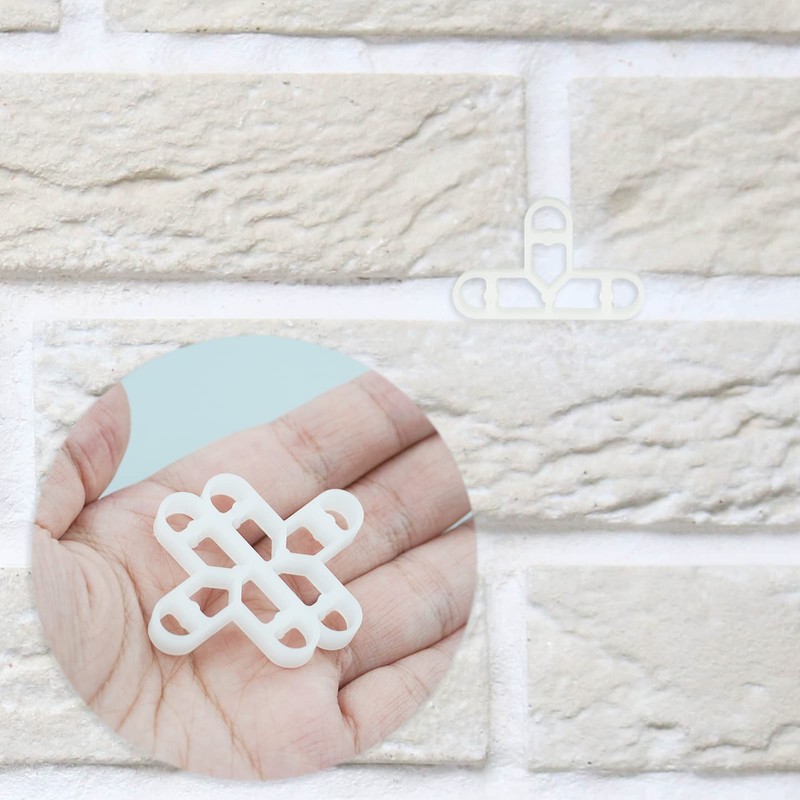100 Pieces Tile Spacers, 10mm T Shaped Floor Tiles, Removable
