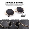 CGID E01 Small Retro Vintage Style Inspired Circular Circle Metal