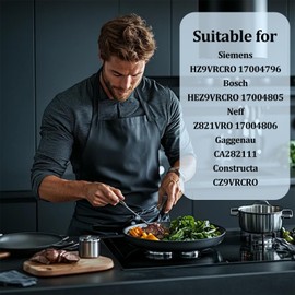 8 Pack Activated Carbon Filters Compatible with Siemens HZ9VRCR0, Bosch HEZ9VRUD0, Neff Z821VR0, Gaggenau CA282111, and Constructa CCZ9VRCRCR0, Effective Air Purification for Recirculation Systems