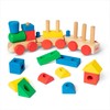 Melissa & Doug Stacking Train - Classic Wooden Toddler Toy