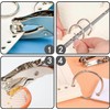 WQEDVN Single Hole Punch for Crafts, 6mm Hole Punch, Metal