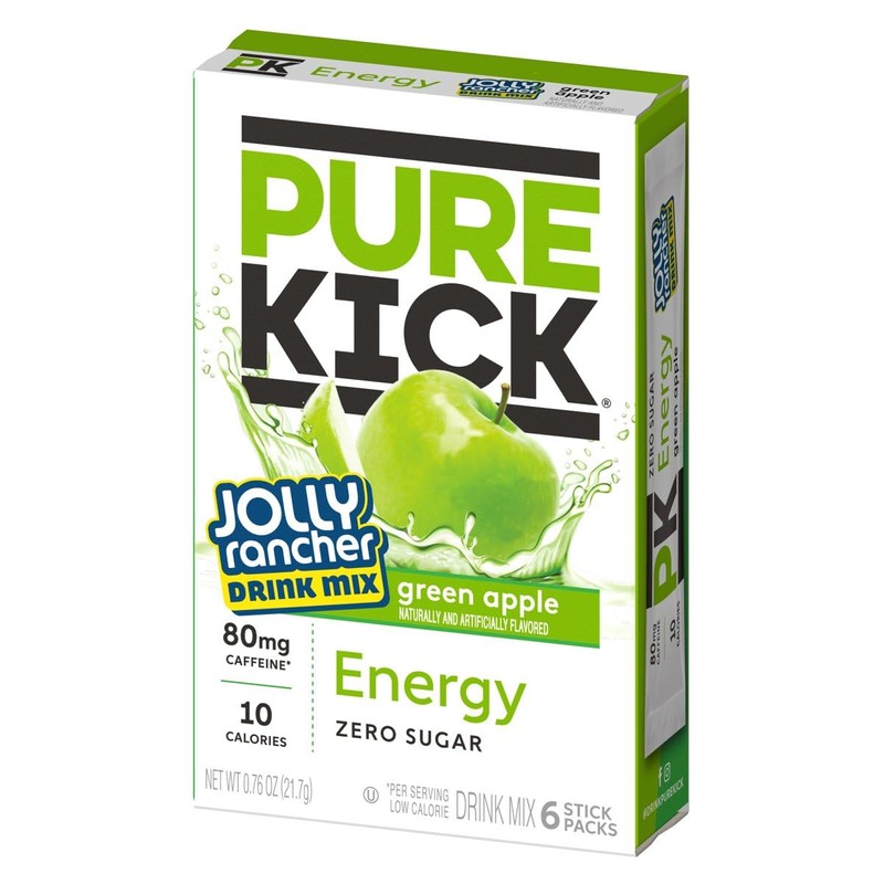 Pure Kick Singles To Go, Jolly Rancher Energy Drink Mix,