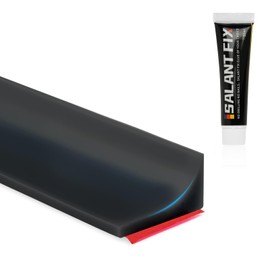 FLINTRONIC-Right Angle washbasin Sink Water Blocking Strip-3 Meters Black (with 50 Grams of Glue)