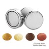 CAPACITEA Powder Sifter with Lid, Stainless Steel Icing Sugar Cocoa