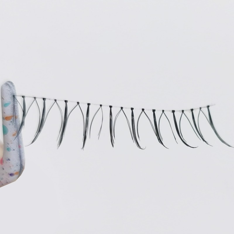 Bodermincer False Eyelashes, Natural Upper Eyelashes, 3D A4 Popular Handmade