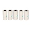 5 Rolls Adhesive Thermal Paper 2.2in Long 1in Wide Printing