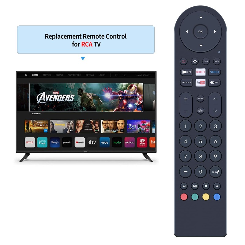 Replacement Remote Control Compatible with RCA LED Smart LCD TV